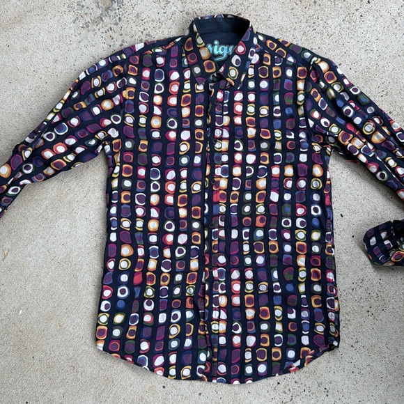 Men’s Desigual Spread Collar Cotton Shirt Size Medium - Picture 1 of 10